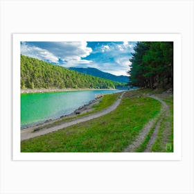 Green Lake In The Mountains 202308181739269pub Art Print