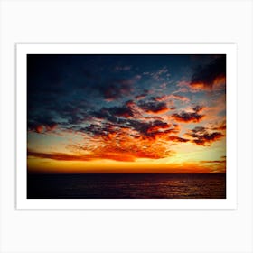 Sea Sunset Art Print