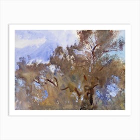 Treetops Against Sky, John Singer Sargent Art Print