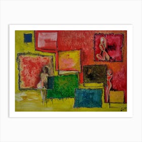 Living Room Wall Art, Ladies Of The Night  Art Print