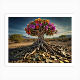 Tree Of Money 3 Art Print