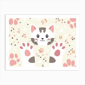 Cat Paw (14) Art Print