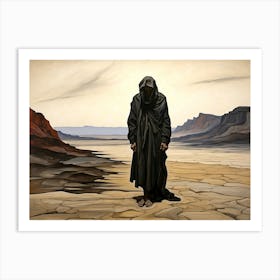 Hooded Man Art Print