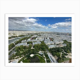 Paris From The Eiffel Tower Art Print