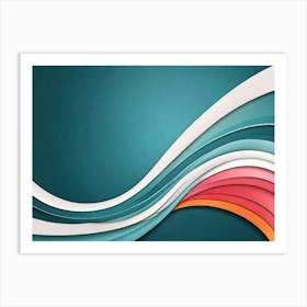 Abstract Wave 2 Art Print