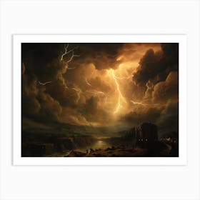 Lightning Storm Art Print