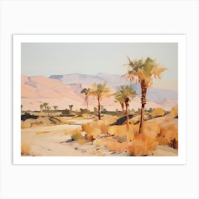 Desert Landscape With Palms - expressionism 1 Art Print