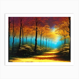 Path In The Woods 2 Art Print