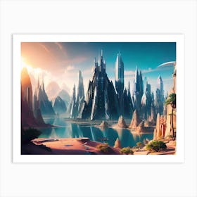 Space City 2 Art Print