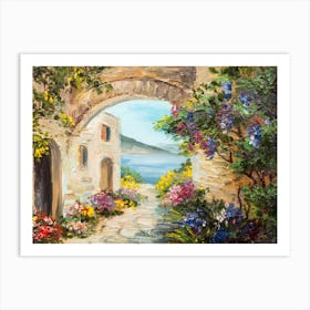 Mediterranean Garden Art Print