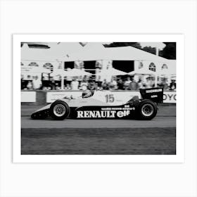 Renault F1 Car Art Print