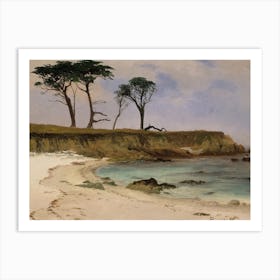 Sea Cove, Albert Bierstadt Art Print