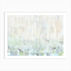 Soiree - Abstract Art Painting, Neutral Modern Art Print Best Seller, White Beige Gray Blue Green Art Print