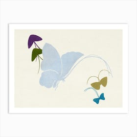 Japanese Butterfly, Cho Senshu (11) Art Print