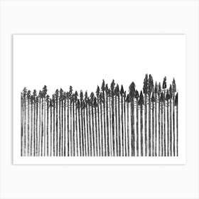 Trees In South Tirol Art Print