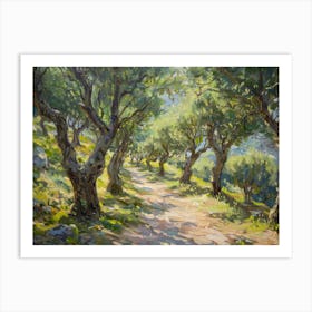 Olive Grove 3 Art Print