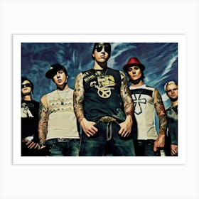 Avenged Sevenfold band 1 Art Print