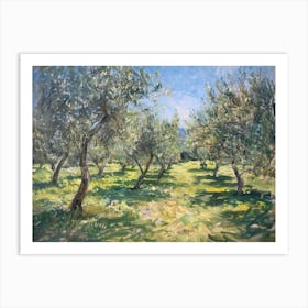 Olive Grove 6 Art Print