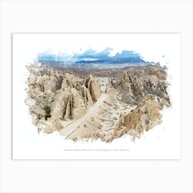 Angastaco Natural Monument, Salta & Jujuy Provinces, Argentina Art Print