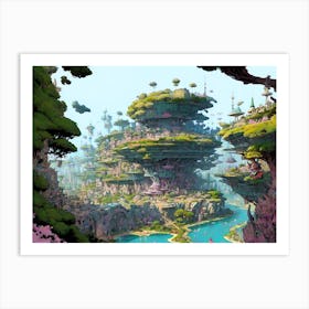 Fantasy City 2 Art Print