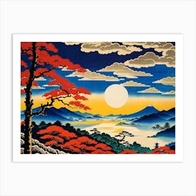 Japanese Landscape Art Print