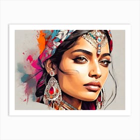 Exotic Beauty Artwork 20 Art Print