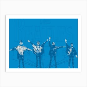 Help The Beatles Art Print