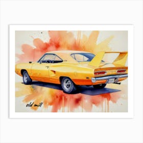 FM-70 WINGED WARRIOR  Art Print