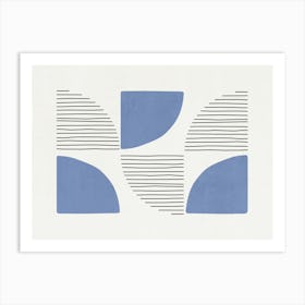 Abstract Art - Bl08 Art Print