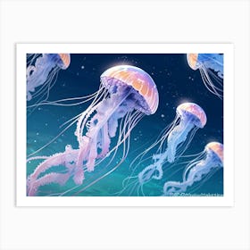 Jellyfish 1 Art Print