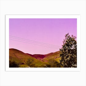 Snowdonia sunset Art Print