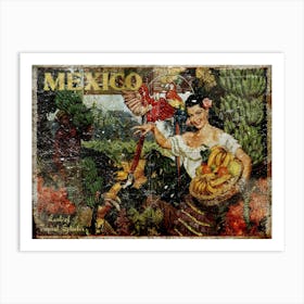 Vintage Travel Poster ? Mexico Travel Poster Art Print