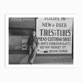 Untitled Photo, Possibly Related To Sidewalk Scene Near 1st And Market Street, Wilmington, Delaware By Russe Art Print