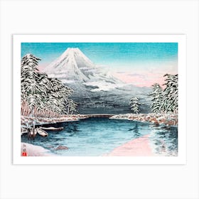 Mt Fuji Now Scene, Hiroaki Takahashi Vintage Japanese Art Print