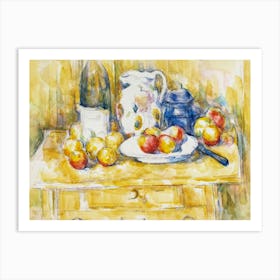 Apples On A Sideboard (1900–1906), Paul Cézanne Art Print