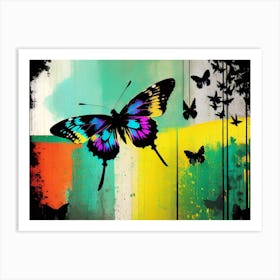 Colorful Butterfly 48 Art Print