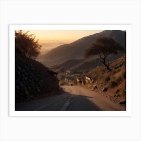 Road In The Mountains 1 Art Print