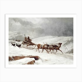 Sleigh Ride Art Print