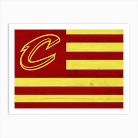 Cleveland Cavaliers 3 Art Print