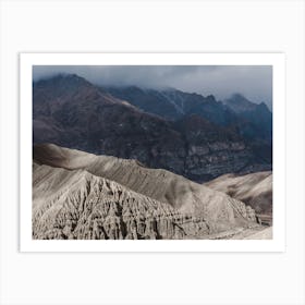 Landscape In The Himalaya Mountains In Nepal Art Print