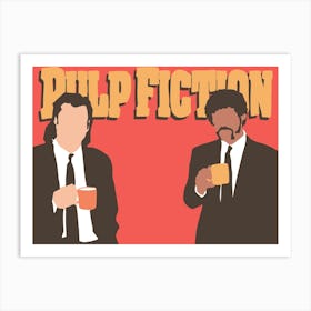 Minimalist Pulp Fiction 1 Art Print