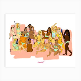 Ladies Night Art Print