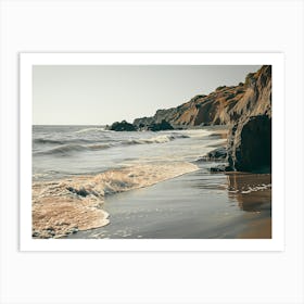 Beach At Dusk Art Print