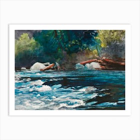 The Rapids, Hudson River, Adirondacks (1894), Winslow Homer Art Print