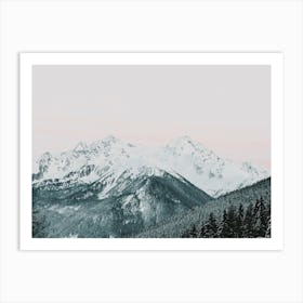 Cold Mountain Winter Art Print