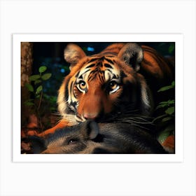 Wild Animal Creative Portrait 187 Art Print