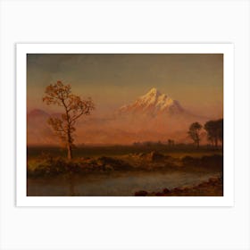 Mount Hood, Albert Bierstadt Art Print