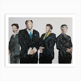 The Sopranos Abstract Art Print