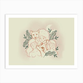 Together In Nature Art Print