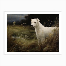 Hunting Dog Painting Art Print